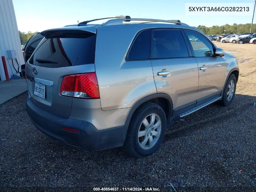 2012 Kia Sorento Lx VIN: 5XYKT3A66CG282213 Lot: 40854637