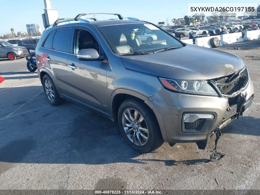 5XYKWDA26CG197155 2012 Kia Sorento Sx V6