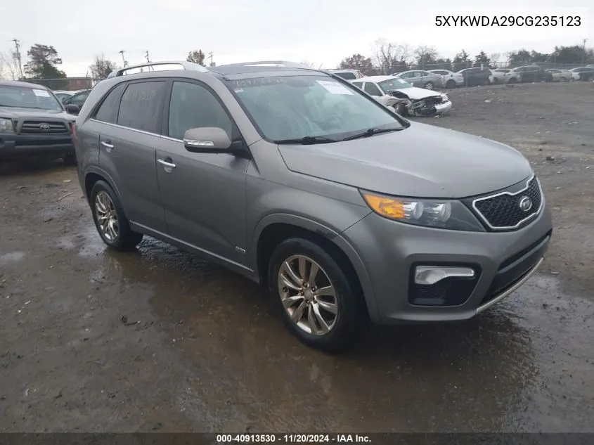 2012 Kia Sorento Sx V6 VIN: 5XYKWDA29CG235123 Lot: 40913530