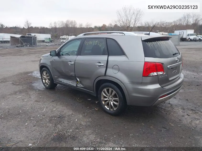 2012 Kia Sorento Sx V6 VIN: 5XYKWDA29CG235123 Lot: 40913530