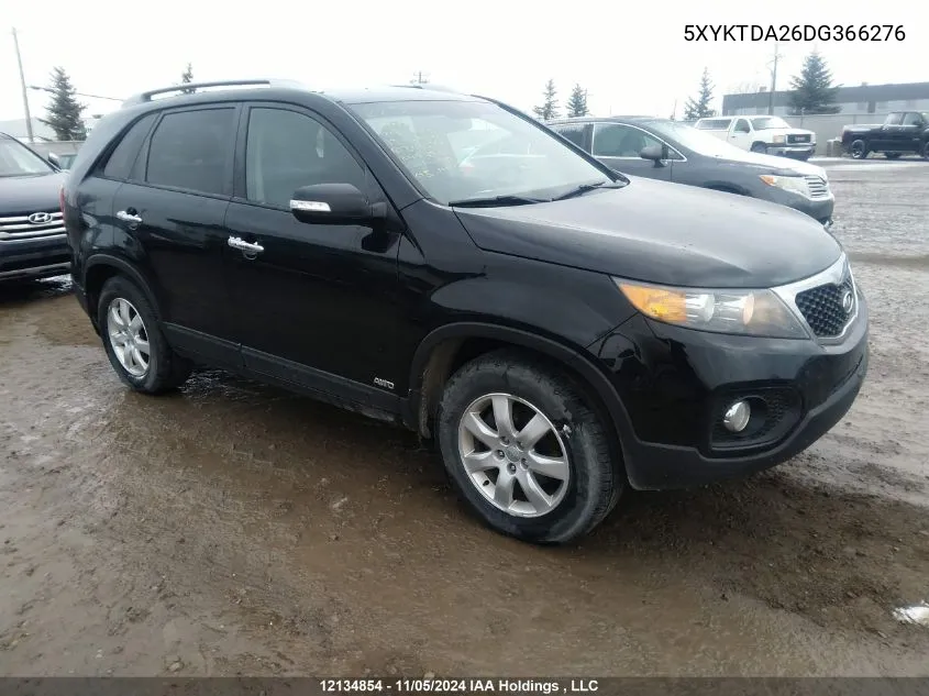 2013 Kia Sorento VIN: 5XYKTDA26DG366276 Lot: 12134854