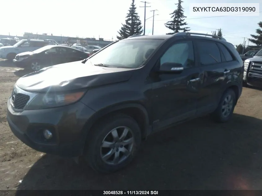 2013 Kia Sorento Lx VIN: 5XYKTCA63DG319090 Lot: 30048528