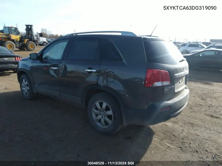 2013 Kia Sorento Lx VIN: 5XYKTCA63DG319090 Lot: 30048528