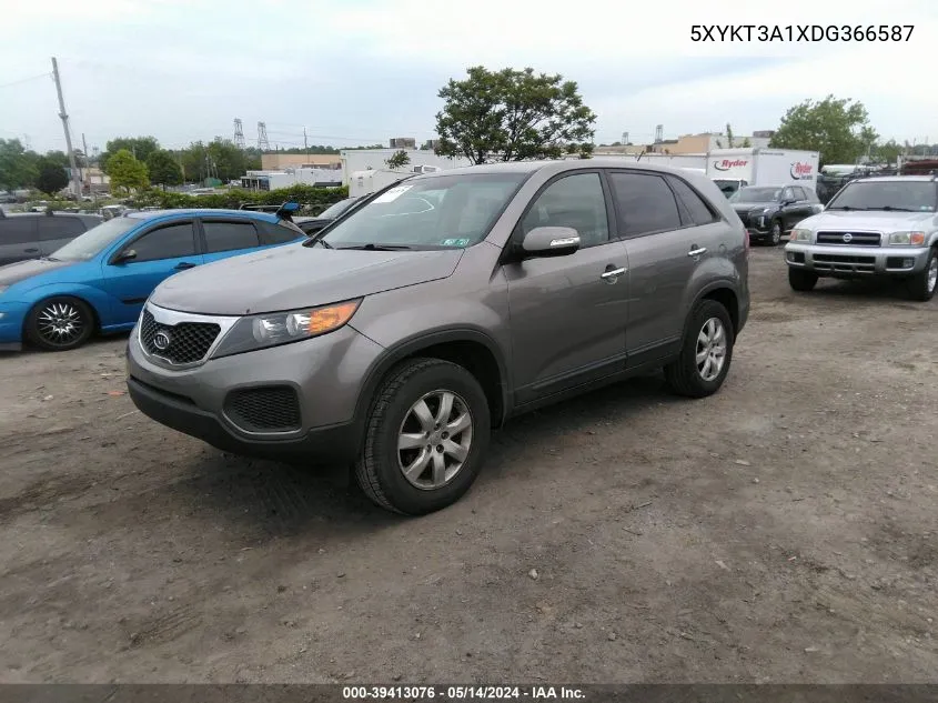 5XYKT3A1XDG366587 2013 Kia Sorento Lx