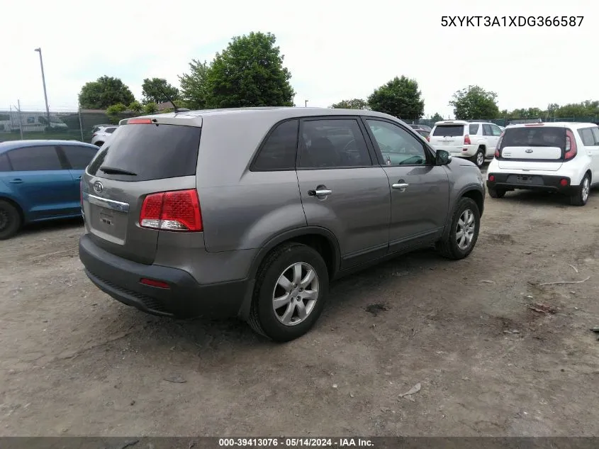 5XYKT3A1XDG366587 2013 Kia Sorento Lx