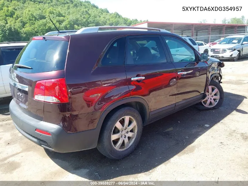 5XYKTDA6XDG354957 2013 Kia Sorento Lx