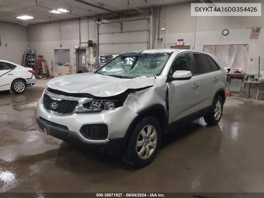 5XYKT4A16DG354426 2013 Kia Sorento Lx