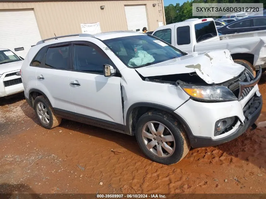 2013 Kia Sorento Lx VIN: 5XYKT3A68DG312720 Lot: 39589907