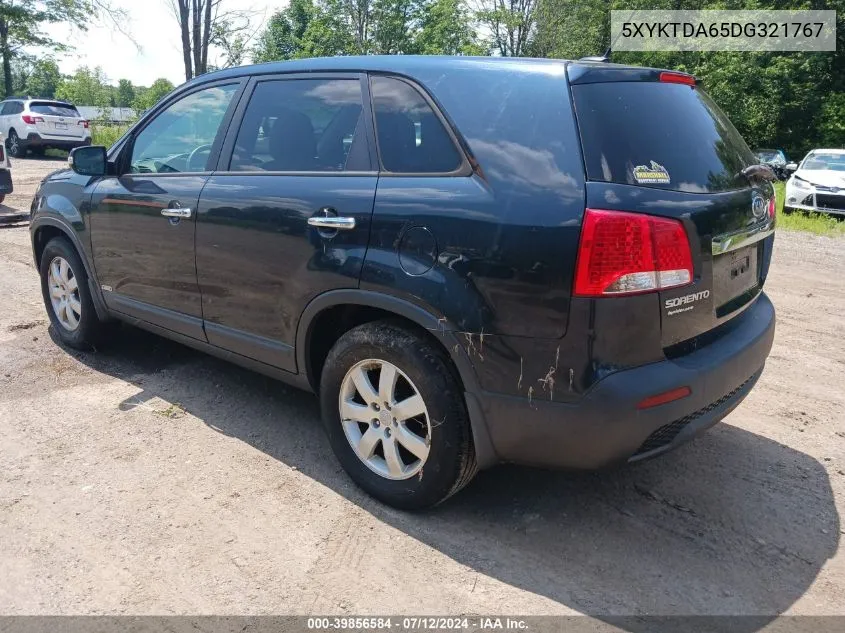 5XYKTDA65DG321767 2013 Kia Sorento Lx