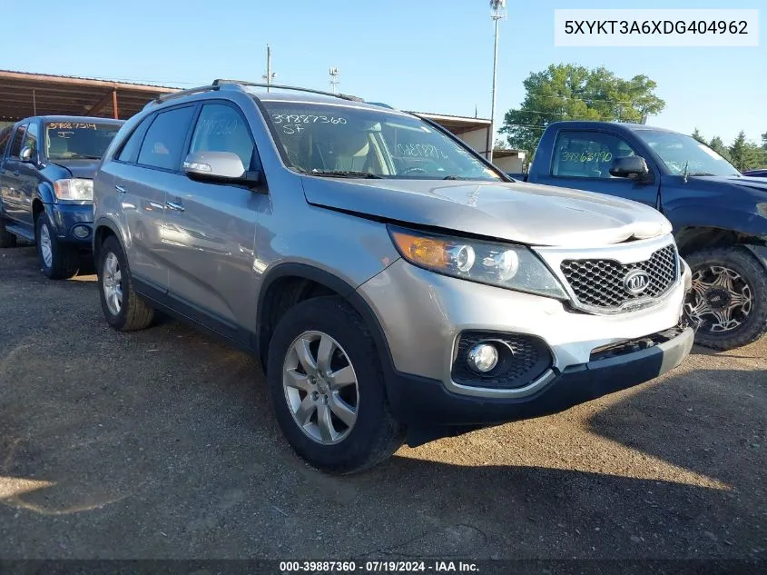 2013 Kia Sorento Lx VIN: 5XYKT3A6XDG404962 Lot: 39887360