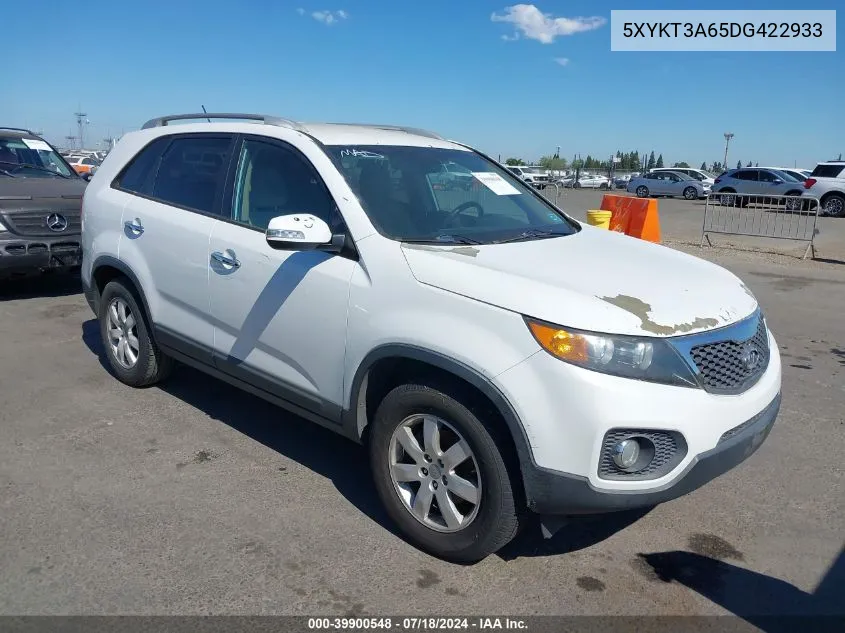 5XYKT3A65DG422933 2013 Kia Sorento Lx