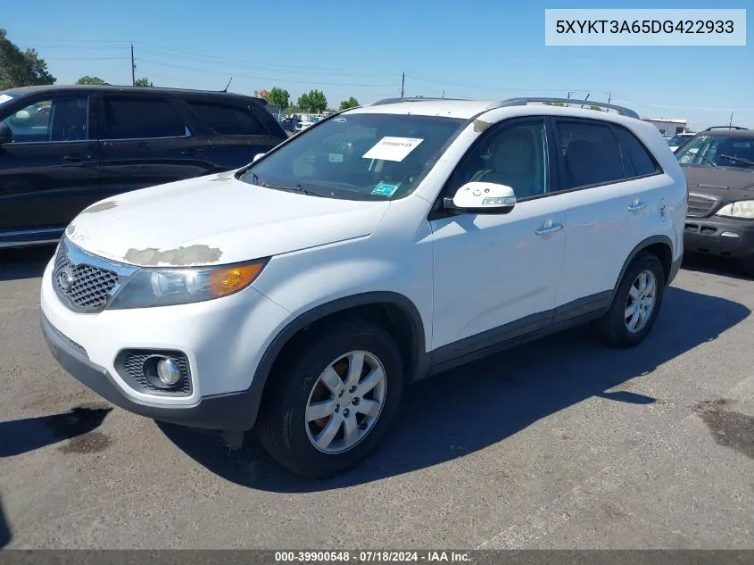 5XYKT3A65DG422933 2013 Kia Sorento Lx