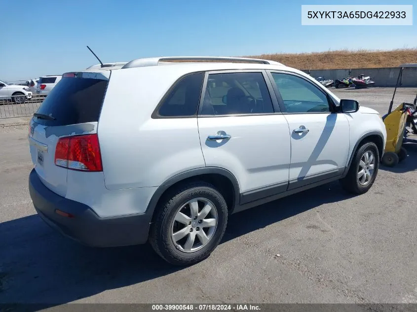 5XYKT3A65DG422933 2013 Kia Sorento Lx