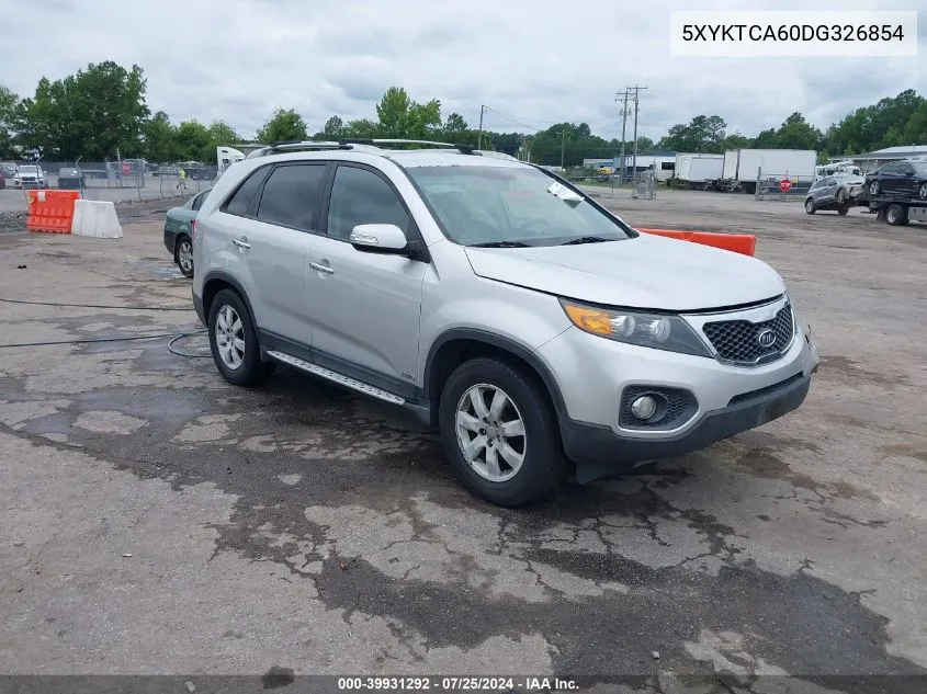 2013 Kia Sorento Lx VIN: 5XYKTCA60DG326854 Lot: 39931292