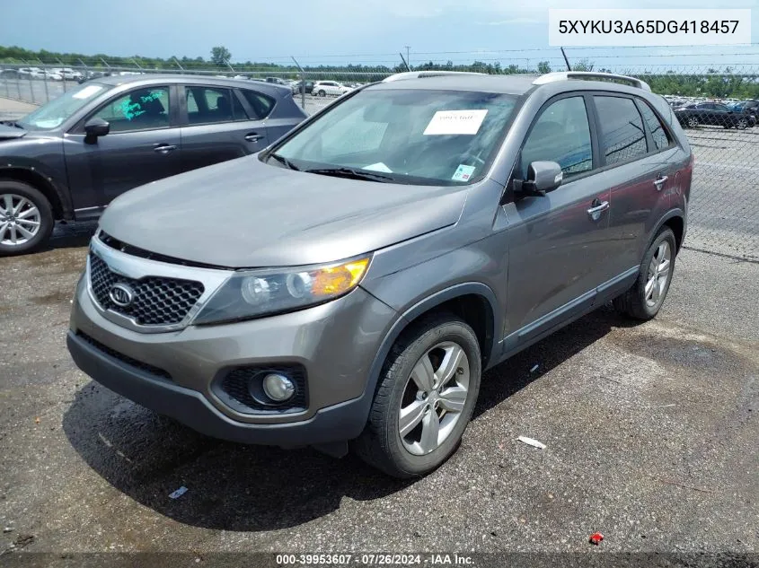 5XYKU3A65DG418457 2013 Kia Sorento Ex