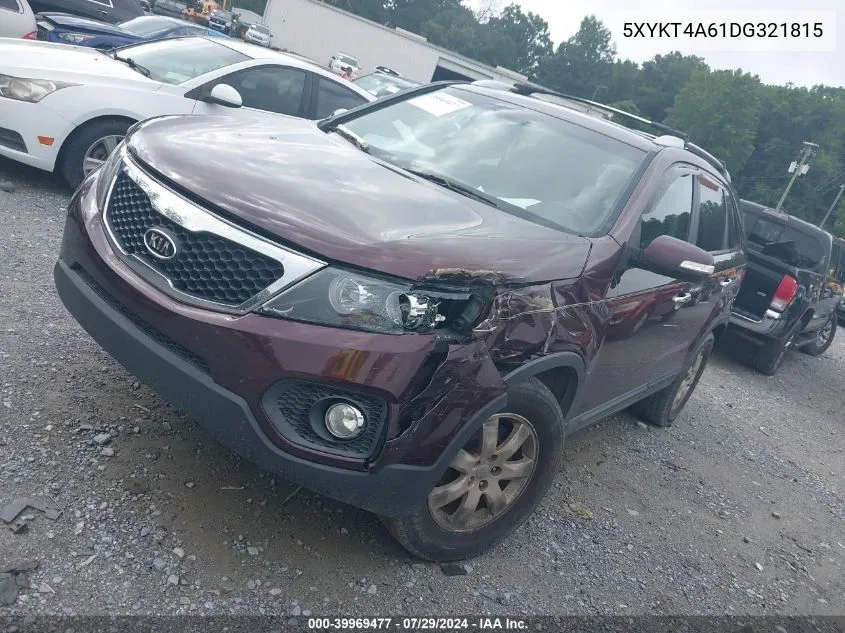 5XYKT4A61DG321815 2013 Kia Sorento Lx