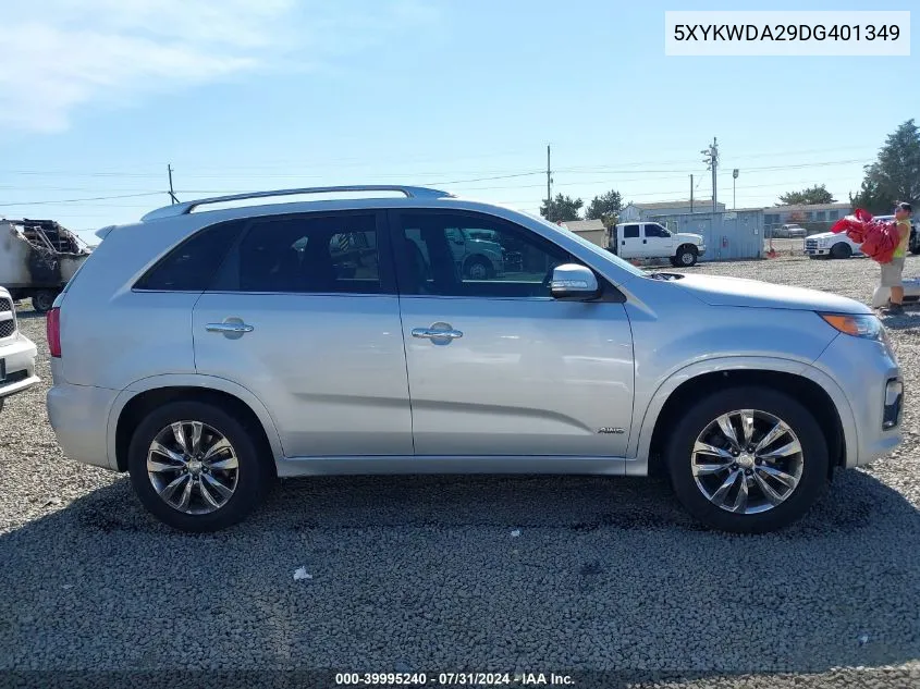 5XYKWDA29DG401349 2013 Kia Sorento Sx V6