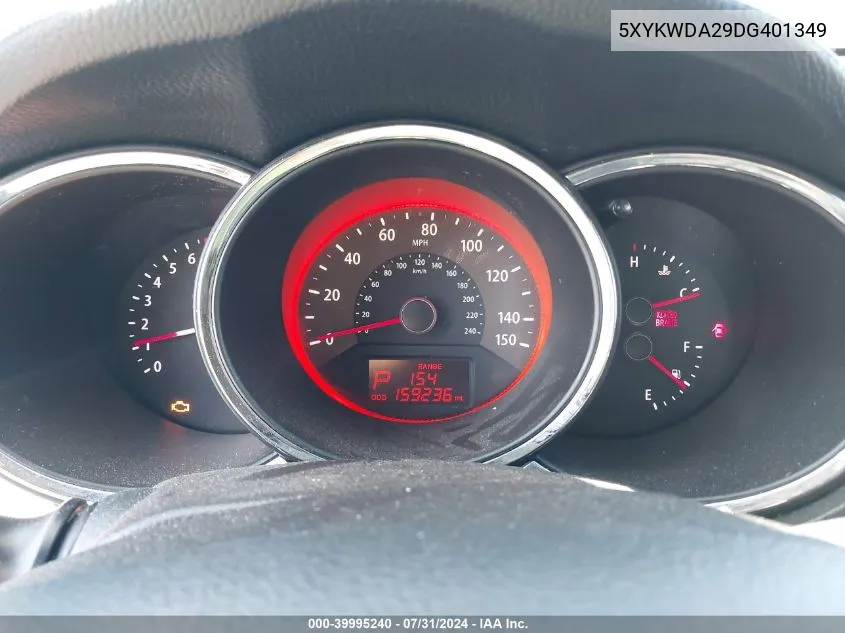 5XYKWDA29DG401349 2013 Kia Sorento Sx V6