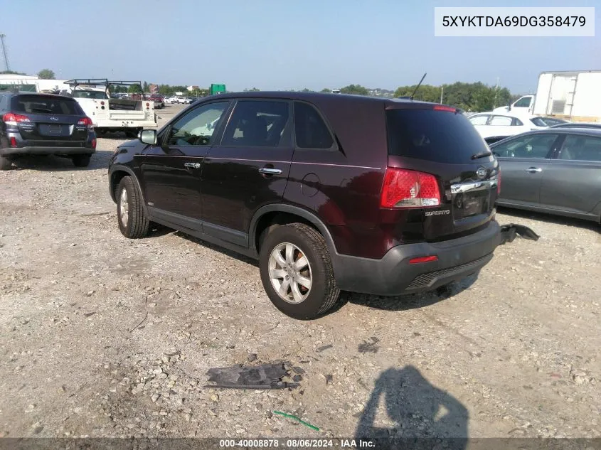 5XYKTDA69DG358479 2013 Kia Sorento Lx