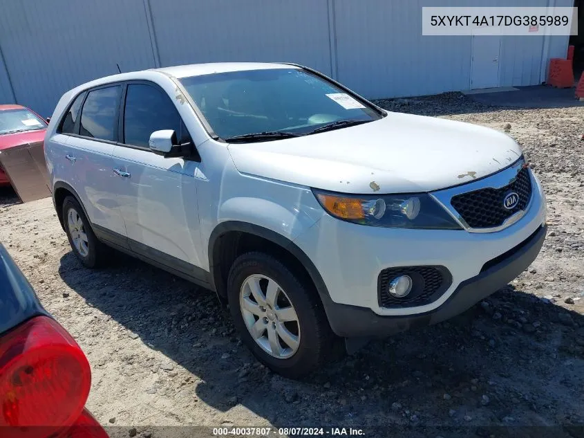 5XYKT4A17DG385989 2013 Kia Sorento Lx