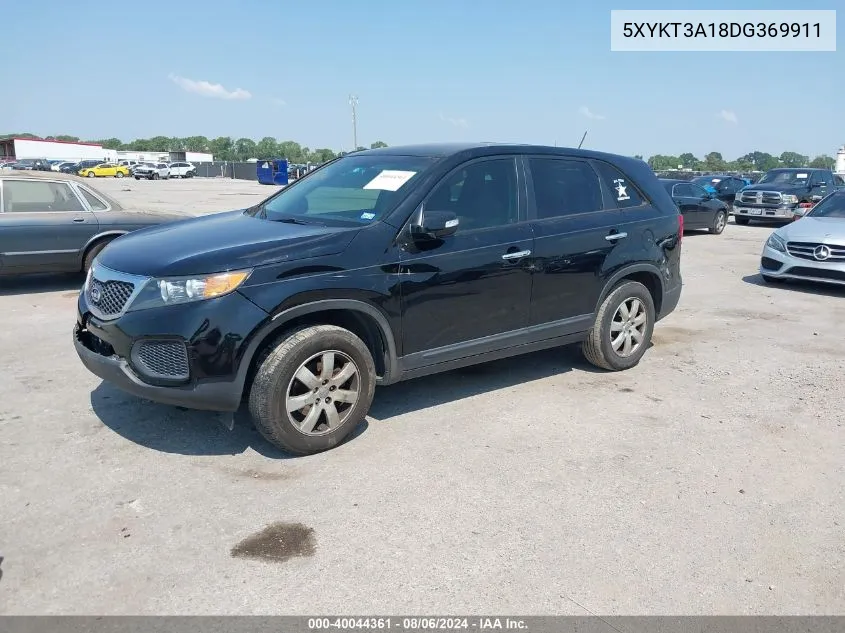 5XYKT3A18DG369911 2013 Kia Sorento Lx