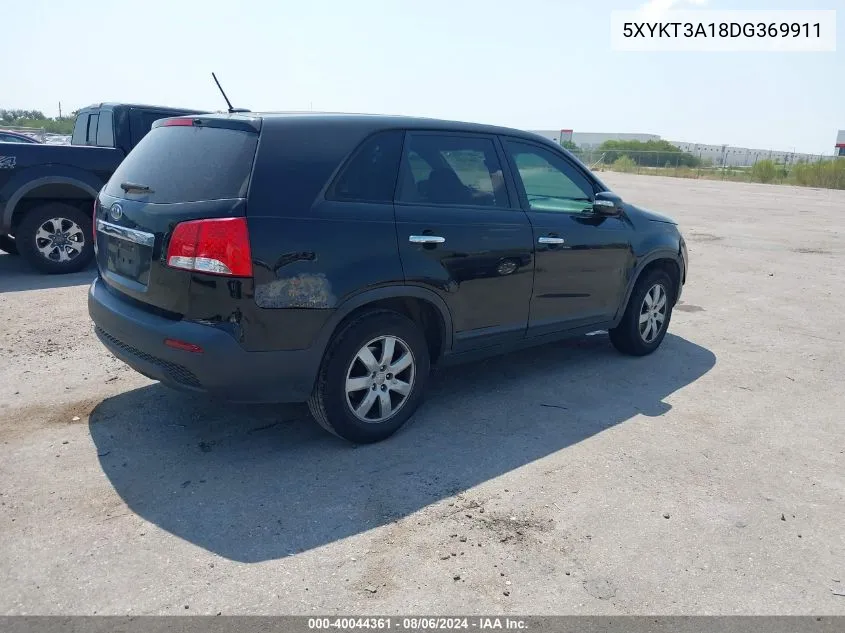 5XYKT3A18DG369911 2013 Kia Sorento Lx