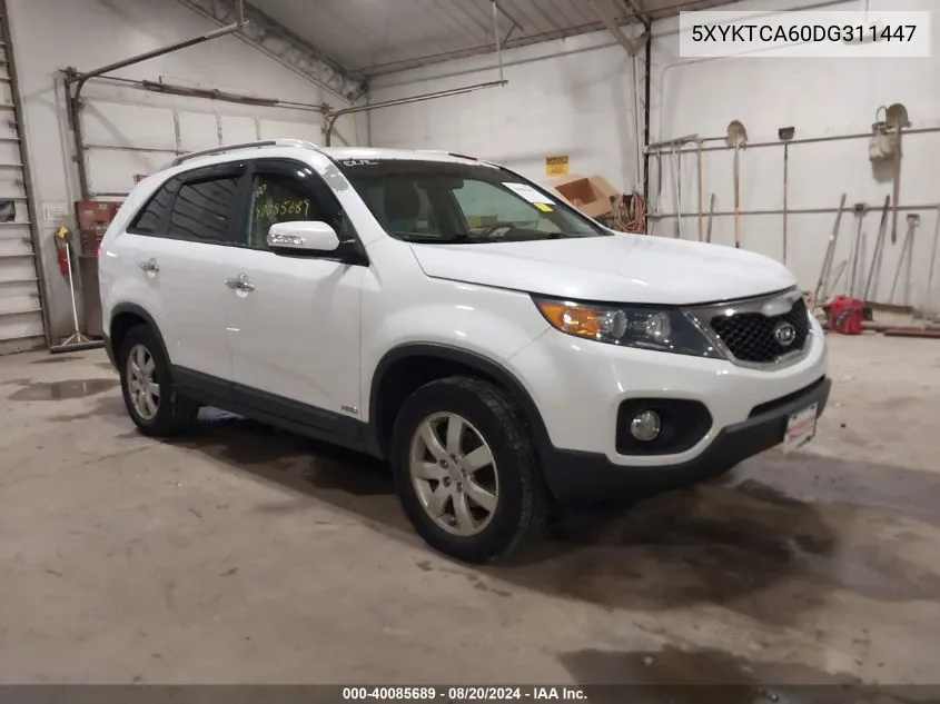 2013 Kia Sorento Lx VIN: 5XYKTCA60DG311447 Lot: 40085689