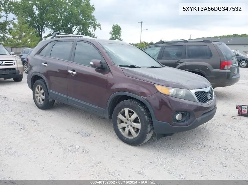 5XYKT3A66DG347532 2013 Kia Sorento Lx