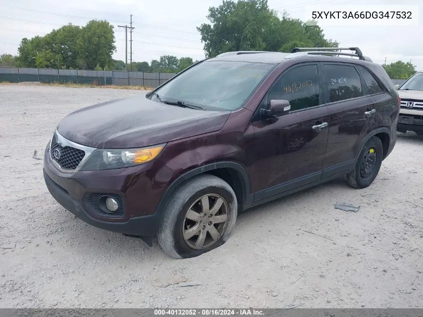 5XYKT3A66DG347532 2013 Kia Sorento Lx