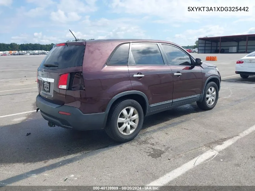 5XYKT3A1XDG325442 2013 Kia Sorento Lx