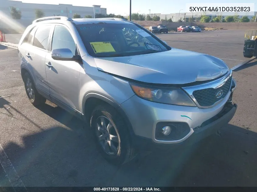 2013 Kia Sorento Lx VIN: 5XYKT4A61DG352823 Lot: 40173528