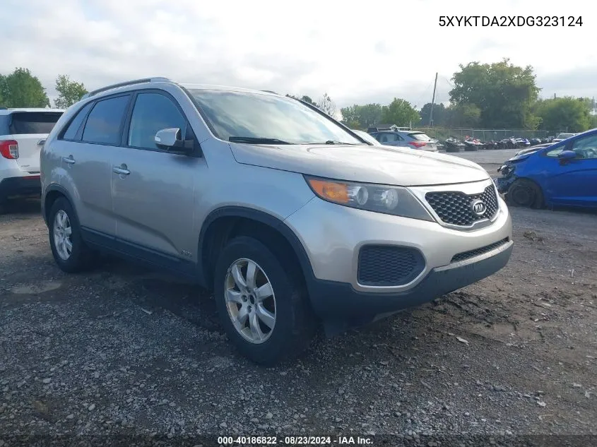 5XYKTDA2XDG323124 2013 Kia Sorento Lx V6