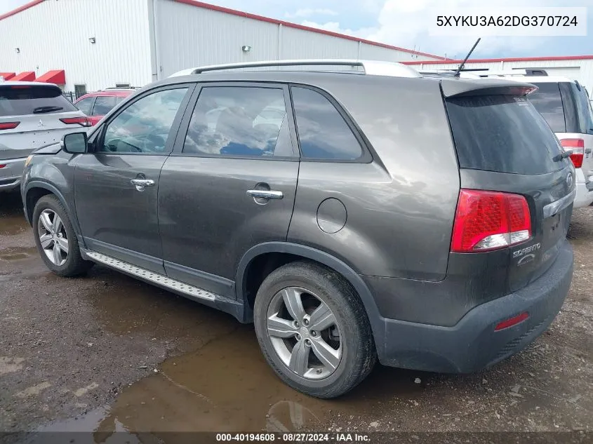 5XYKU3A62DG370724 2013 Kia Sorento Ex