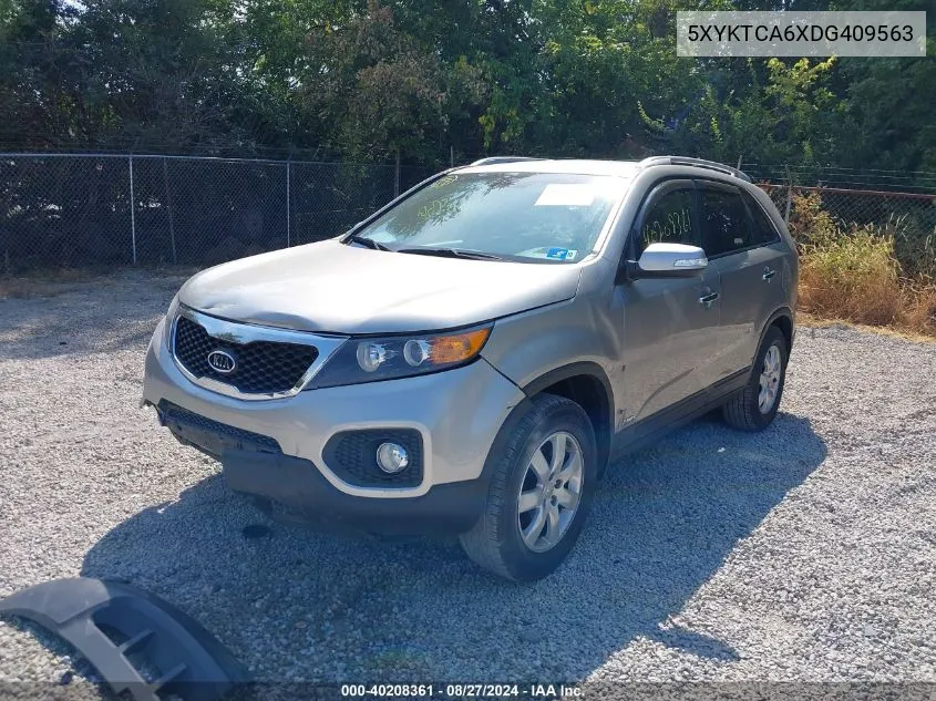 2013 Kia Sorento Lx VIN: 5XYKTCA6XDG409563 Lot: 40208361