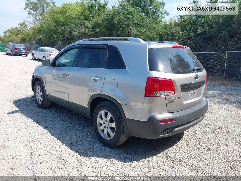 2013 Kia Sorento Lx VIN: 5XYKTCA6XDG409563 Lot: 40208361