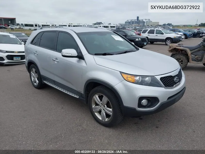 5XYKUDA68DG372922 2013 Kia Sorento Ex