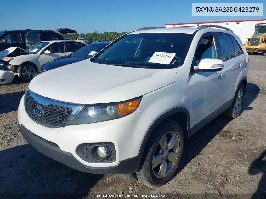 5XYKU3A23DG423279 2013 Kia Sorento Ex V6