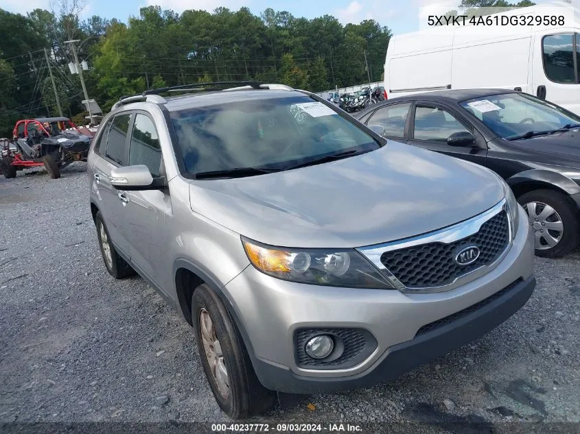 2013 Kia Sorento Lx VIN: 5XYKT4A61DG329588 Lot: 40237772