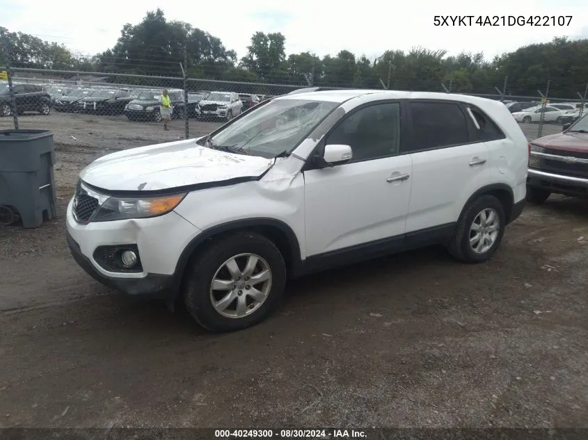 5XYKT4A21DG422107 2013 Kia Sorento Lx V6