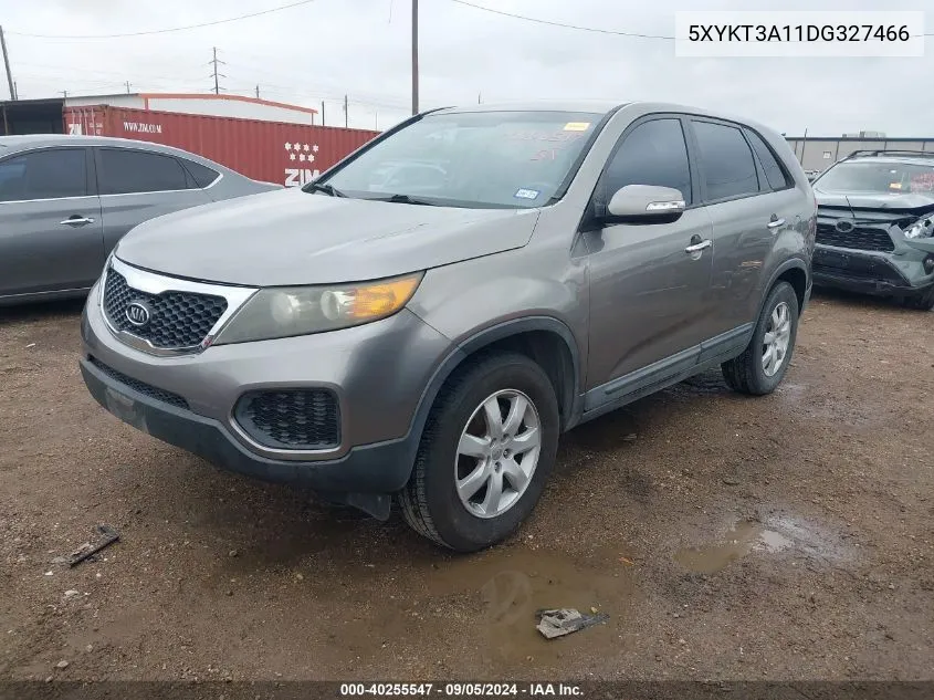 2013 Kia Sorento Lx VIN: 5XYKT3A11DG327466 Lot: 40255547