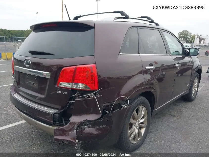 5XYKWDA21DG383395 2013 Kia Sorento Sx