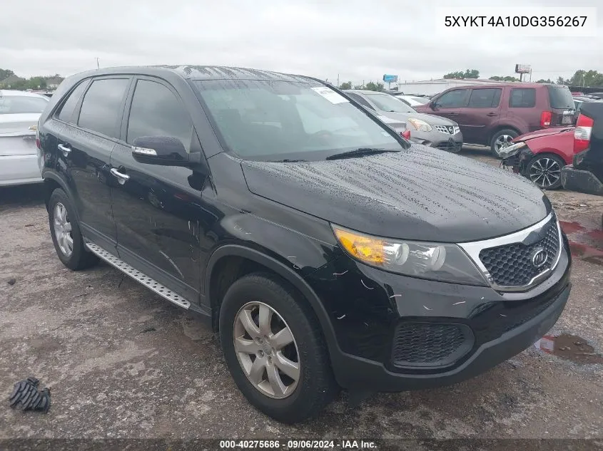 2013 Kia Sorento Lx VIN: 5XYKT4A10DG356267 Lot: 40275686