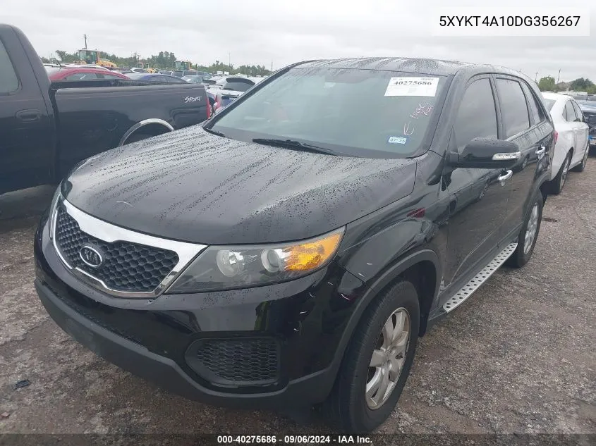 2013 Kia Sorento Lx VIN: 5XYKT4A10DG356267 Lot: 40275686