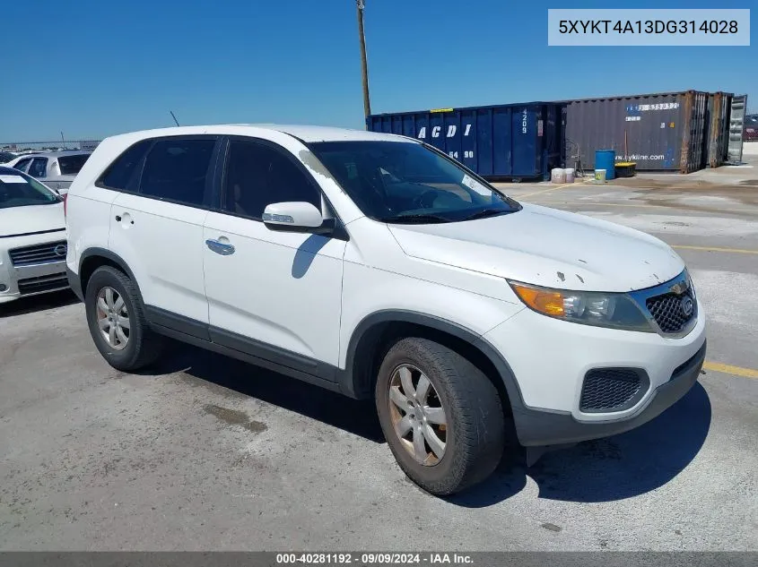 5XYKT4A13DG314028 2013 Kia Sorento Lx