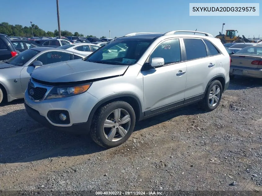 2013 Kia Sorento Ex VIN: 5XYKUDA20DG329575 Lot: 40300272