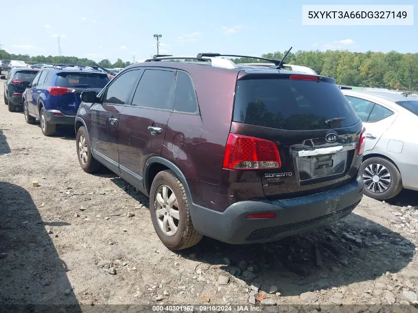 5XYKT3A66DG327149 2013 Kia Sorento Lx