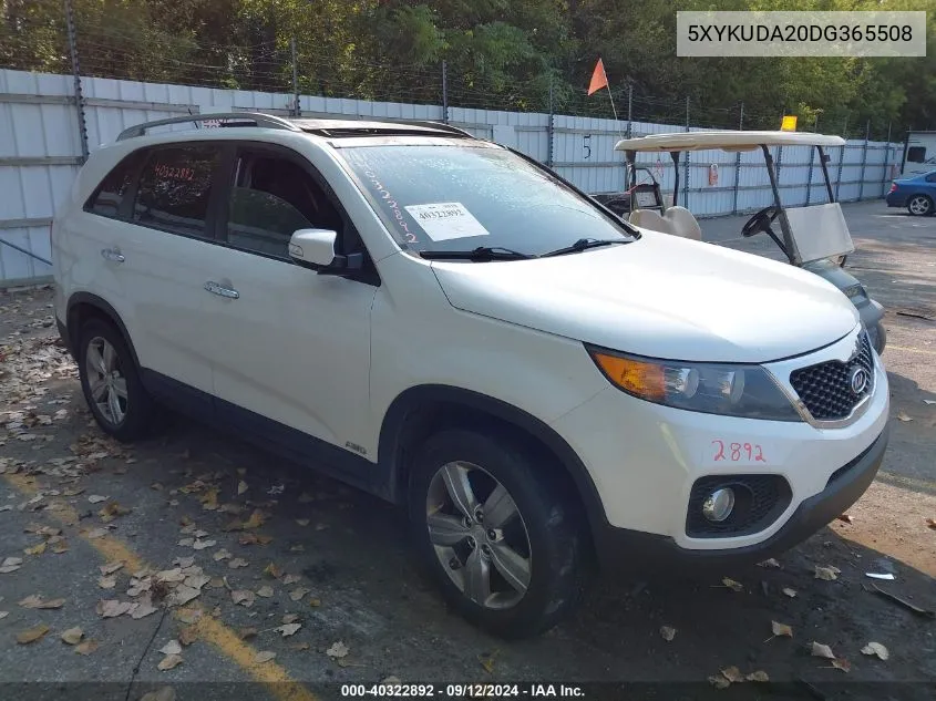 5XYKUDA20DG365508 2013 Kia Sorento Ex