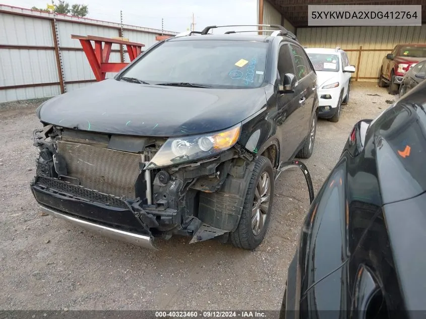 5XYKWDA2XDG412764 2013 Kia Sorento Sx