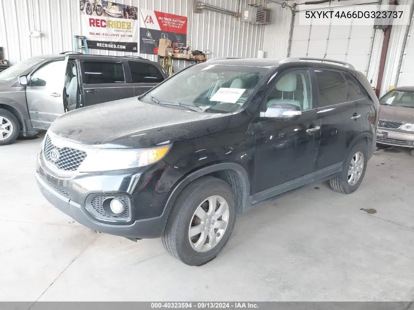 2013 Kia Sorento Lx VIN: 5XYKT4A66DG323737 Lot: 40323594