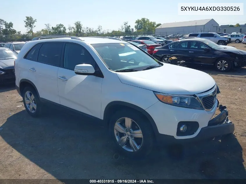 2013 Kia Sorento Ex VIN: 5XYKU4A6XDG330526 Lot: 40331915